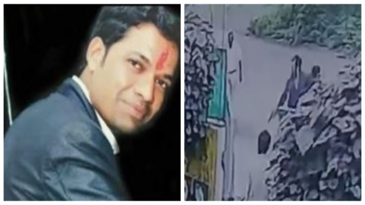 बदमाशों ने प्रॉपर्टी ब्रोकर को मारी गोली: प्लॉट को लेकर चल रहा था विवाद, वारदात CCTV कैमरे में कैद  
