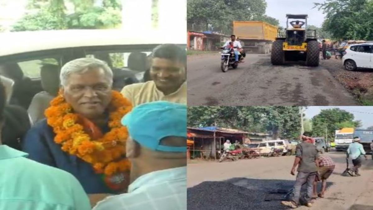 जन आशीर्वाद यात्रा के पहुंचने से पहले सड़कों की मरम्मत: भाजपा के पूर्व प्रदेश अध्यक्ष ने सरकार का किया बचाव, कांग्रेस पर बोला हमला