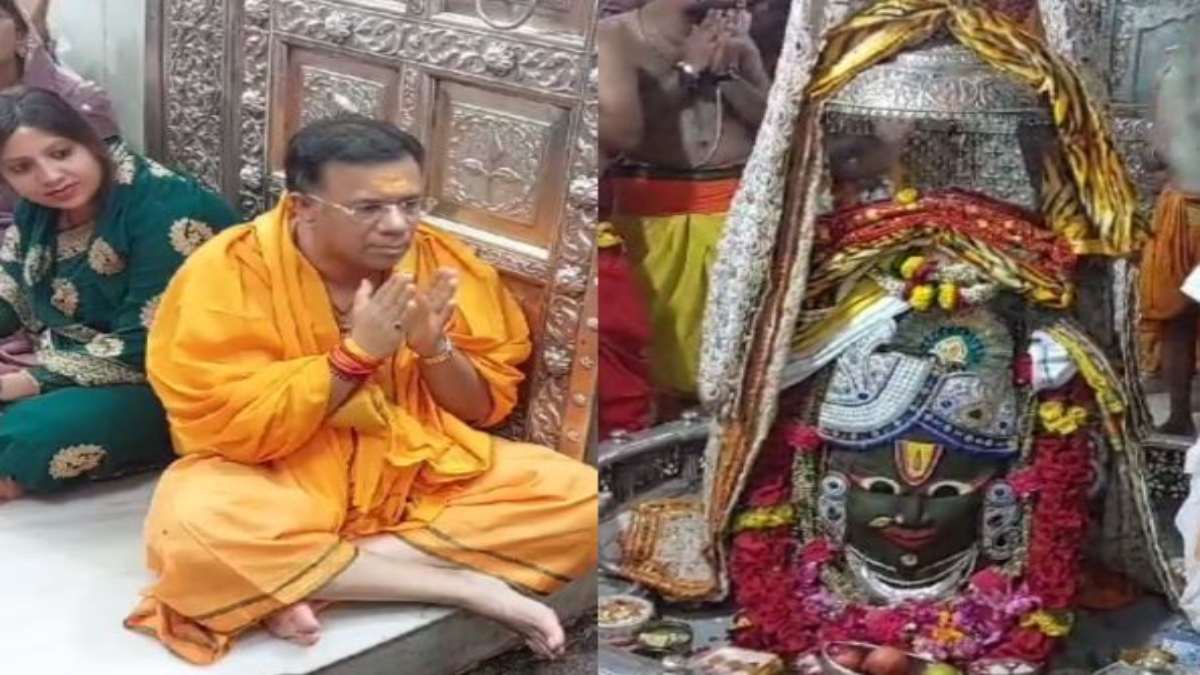 उज्जैन पहुंचे गोवा के स्वास्थ्य मंत्री: बाबा महाकाल की भस्म आरती में हुए शामिल, देश प्रदेश के सुख-समृद्धि की कामना की