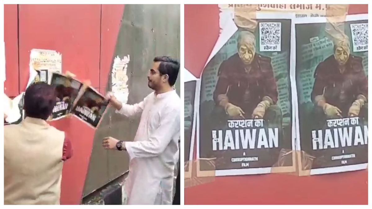 ‘करप्शन नाथ’ पर नॉन स्टॉप पॉलिटिक्स: कांग्रेस नेताओं ने पोस्टर फाड़कर थाने में की शिकायत, बीजेपी बोली- ये जनता की आवाज
