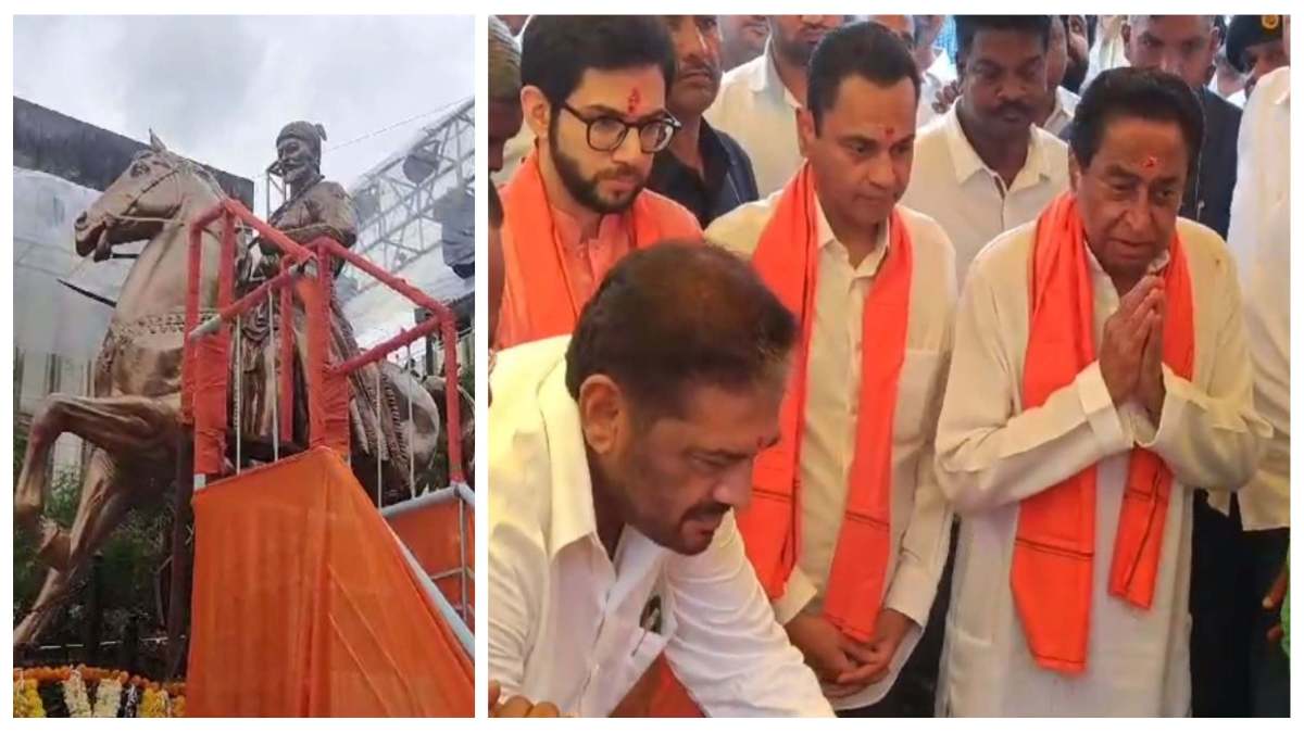 पांढुर्णा में शिवाजी महाराज की प्रतिमा का अनावरण: ठाकरे व कमलनाथ ने बीजेपी पर साधा निशाना, कहा- 14 वर्षो से जनता को लूटा, गद्दारों ने एमपी और महाराष्ट्र में सरकार गिराई   
