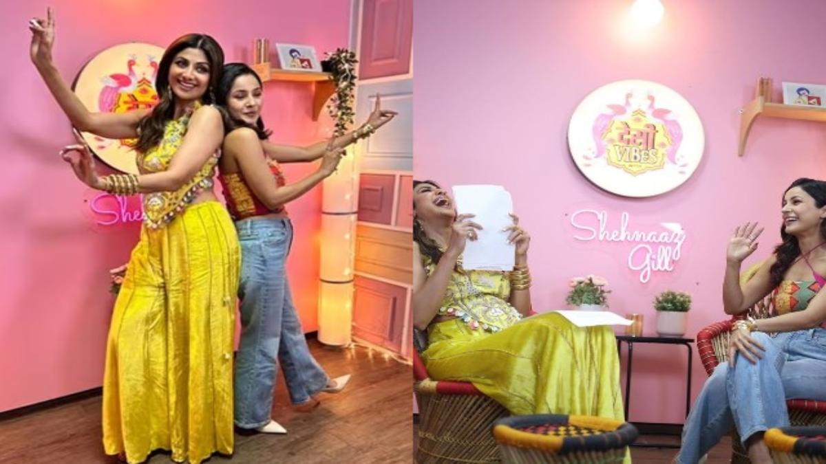 Desi Vibes With Shehnaaz Gill में पहुंची शिल्पा शेट्टी, नजर आया देसी ग्लैमर …