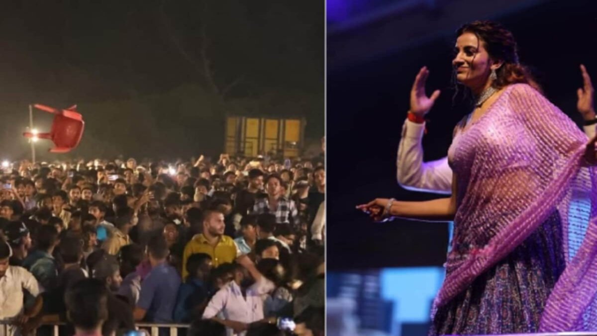 Akshara Singh के कार्यक्रम में मचा बवाल, भीड़ ने स्टेज पर फेंकी कुर्सियां …