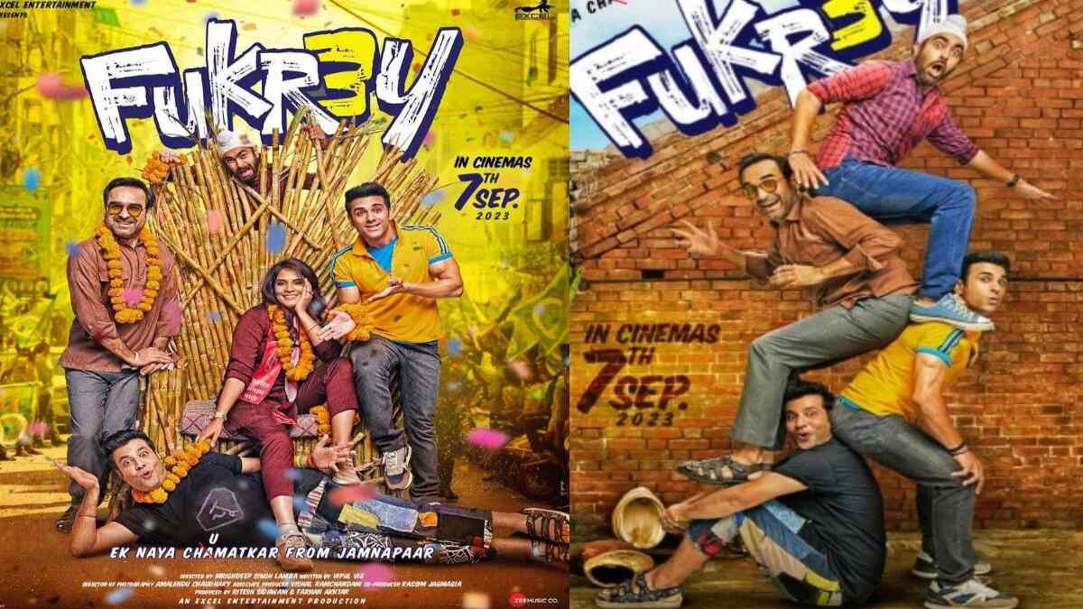 फुकरे 3 का पोस्टर आउट, जोरदार पोज में दिखे सभी किरदार, ट्रेलर रिलीजिंग की डेट आई सामने …