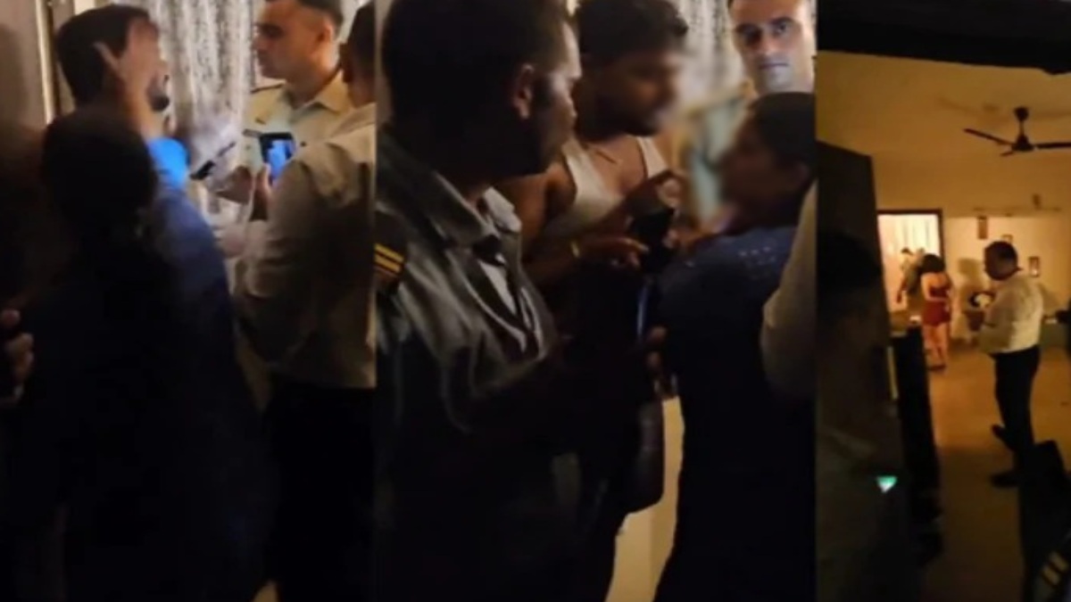 युवती के साथ इश्क फरमा रहा था पति, तभी आ धमकी पत्नी, आपत्तिजनक हालत में पकड़ा, Video वायरल
