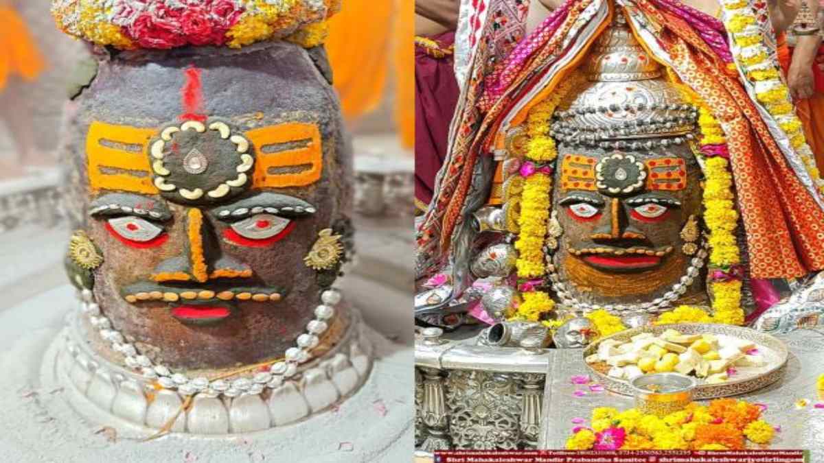 8 सितंबर महाकाल आरती दर्शन: बाबा महाकाल का भांग चंदन, ड्रायफूट और आभूषणों से राजा स्वरूप दिव्य श्रृंगार