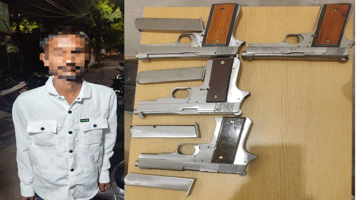 MP में अवैध हथियार के साथ बदमाश गिरफ्तार: खालिस्तानियों को सप्लाई करने वाले शख्स को भी बनाया आरोपी, पूछताछ में जुटी पुलिस