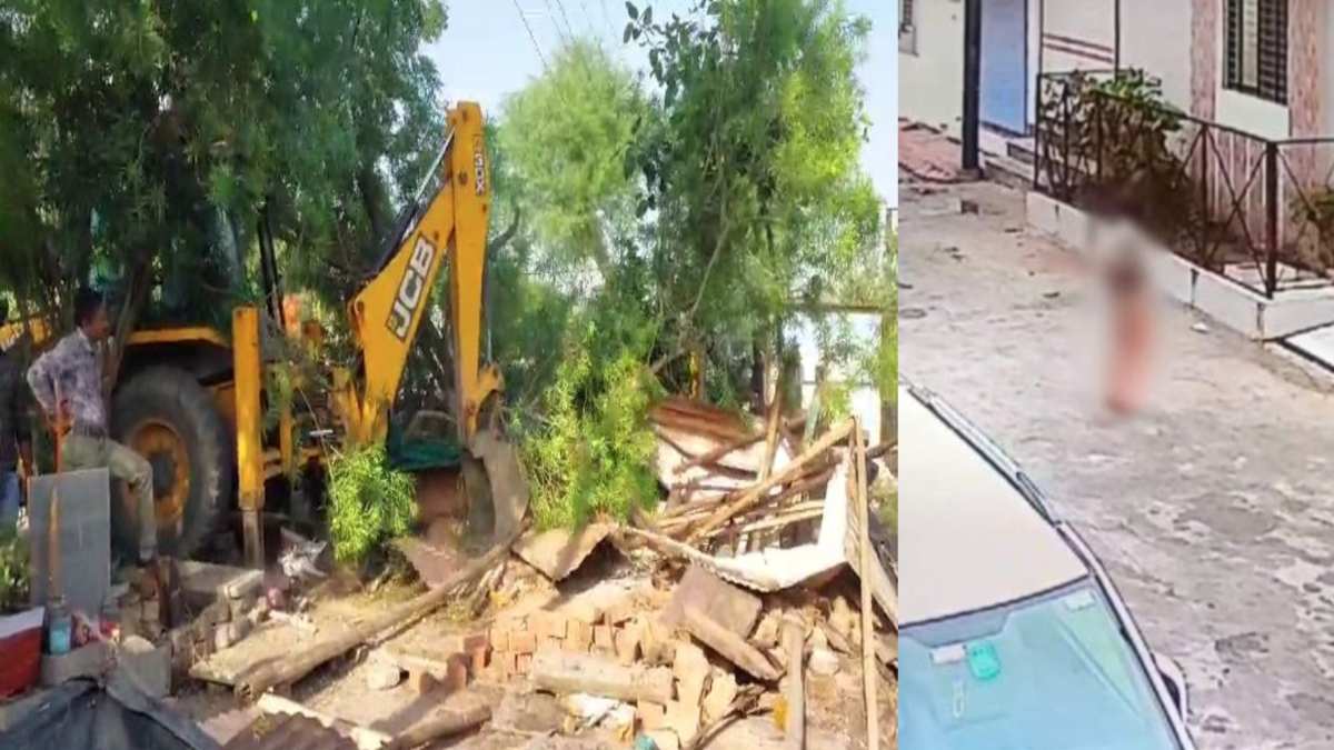 उज्जैन में नाबालिग से दुष्कर्म का मामला: मुख्य आरोपी के घर पर चला बुलडोजर, 20 साल से कर रखा था अवैध कब्जा   