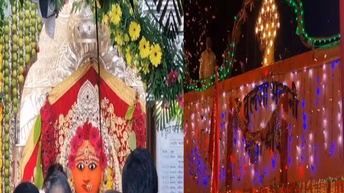 तुलजा भवानी की महाकाकड़ा आरती: बड़ी संख्या में शामिल हुए श्रद्धालु, मान्यता है कि त्रेता युग में भगवान राम ने किए थे दर्शन