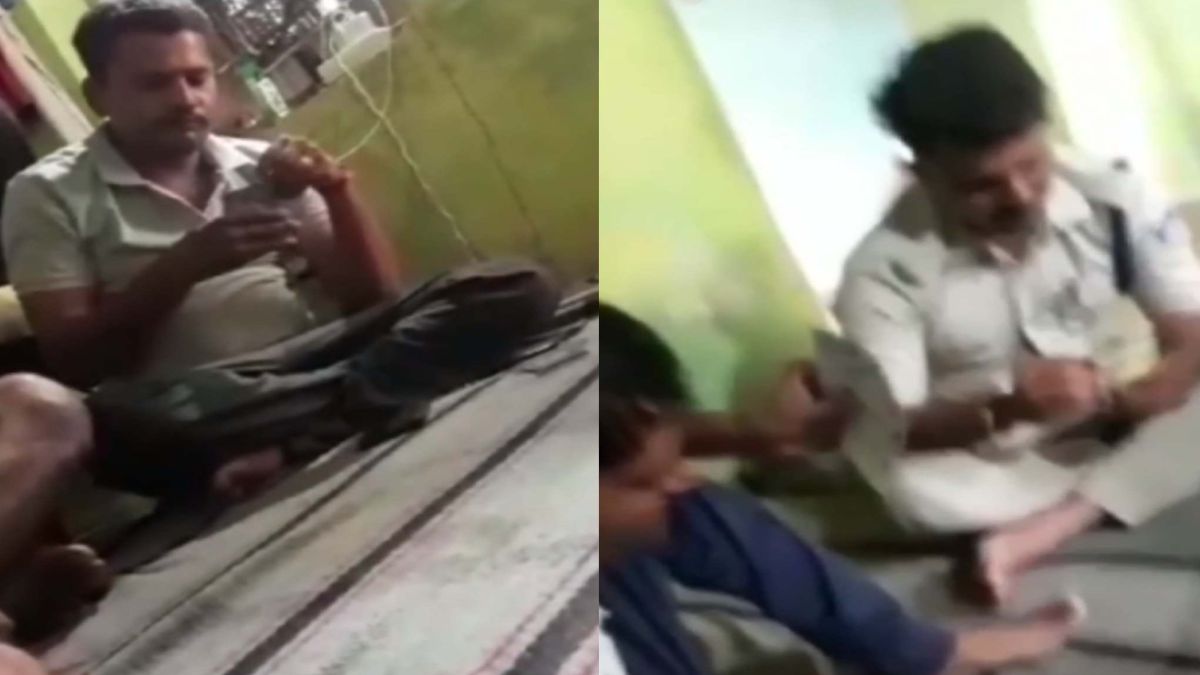 वर्दी पर सवाल: पुलिस आरक्षकों का जुआ खेलते Video वायरल, सरकारी आवास बना जुए का अड्डा