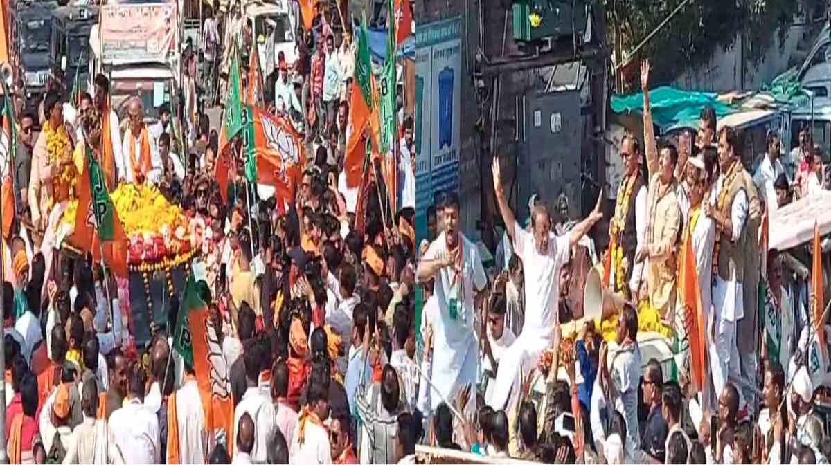 MP Election 2023: कांग्रेस उम्मीदवार जीप की बोनट पर खड़े होकर करने लगे डांस, फिर बीच सड़क…
