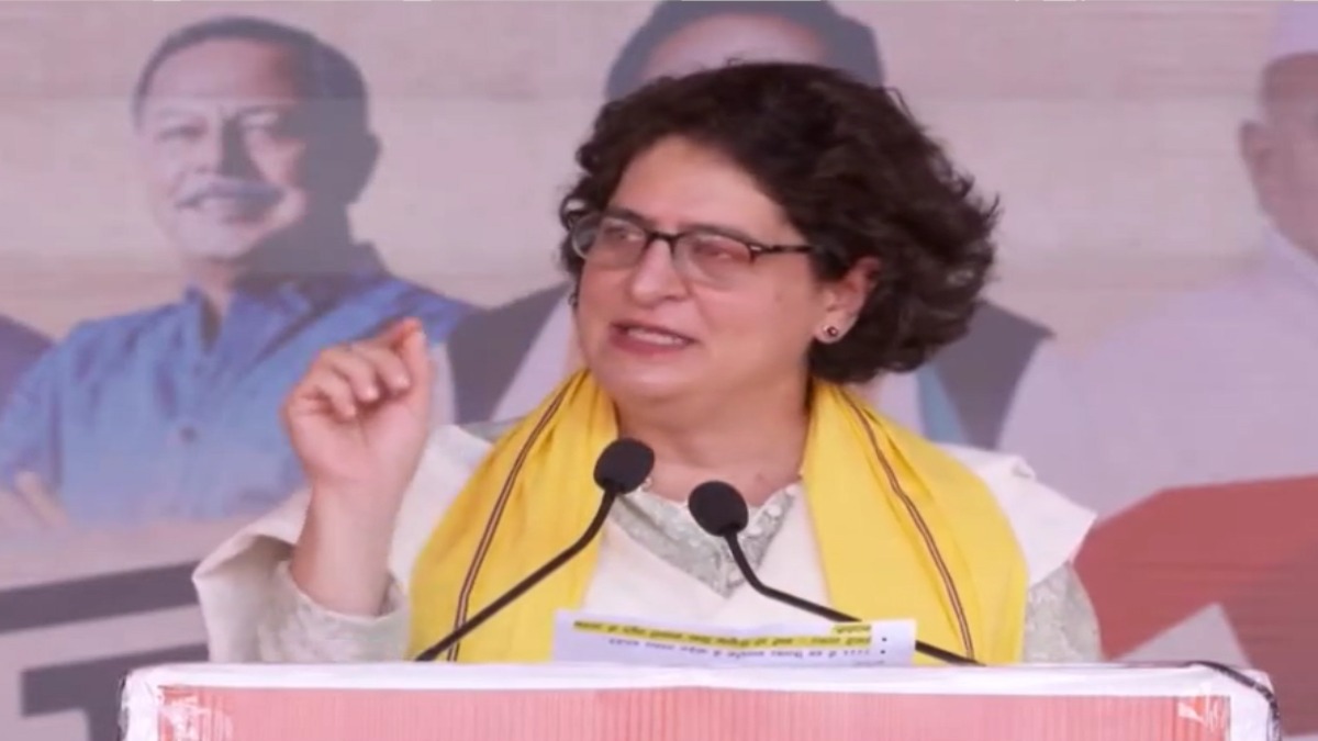 जन आक्रोश सभा में प्रियंका बोलींः जातिगत जनगणना जरूरी, 18 साल की सरकार में 22 हजार घोषणाएं, लूट में लगी है बीजेपी