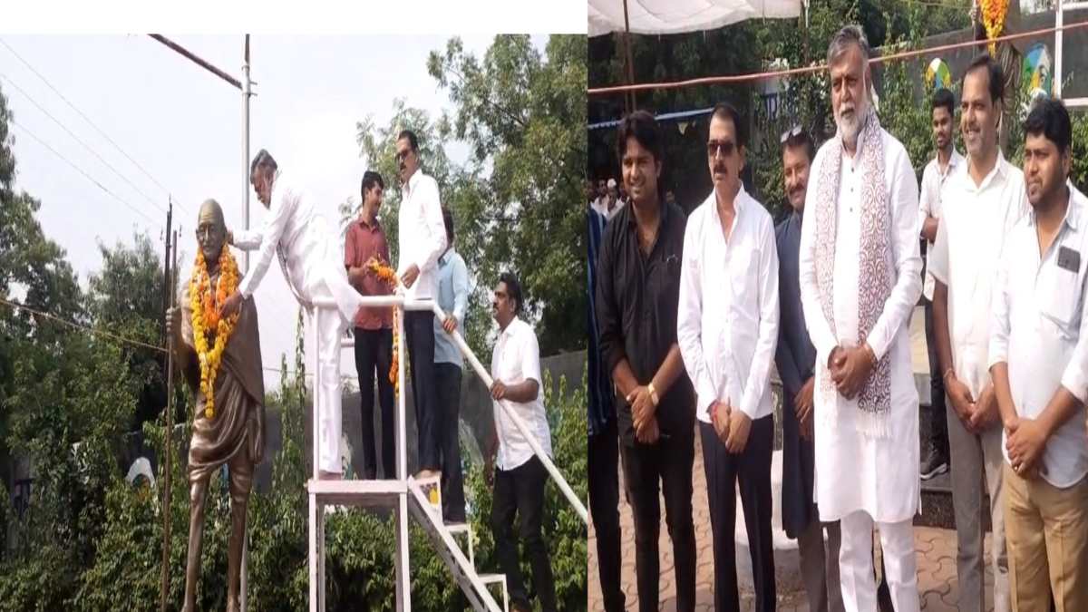 केंद्रीय मंत्री प्रहलाद पटेल पहुंचे विदिशा: बापू की प्रतिमा पर किया माल्यार्पण, चुनाव लड़ने की बात को लेकर बोले- पार्टी जो निर्णय करेगी वह मान्य होगा