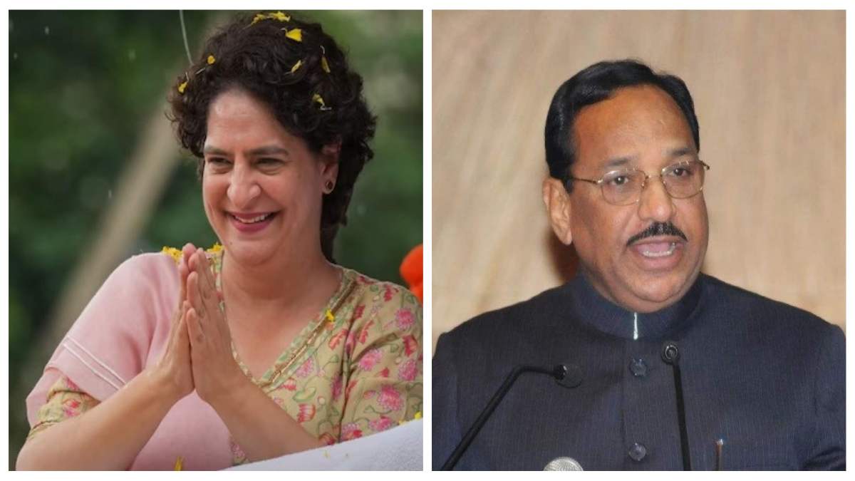 इंदौर से धार के लिए रवाना हुईं प्रियंका गांधी; कांतिलाल बोले- आदिवासी जनता उनसे मिलने के लिए बेकरार है