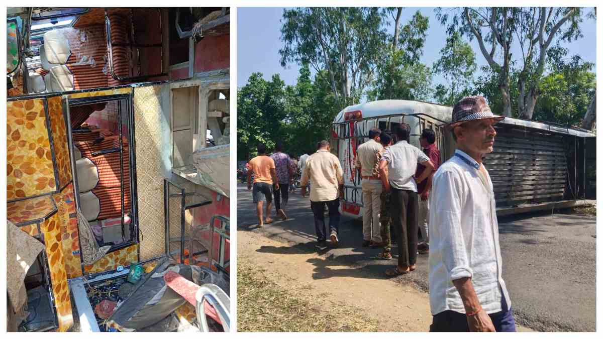 MP सड़क हादसाः रीवा से शहडोल जा रही बस पलटी, 15 यात्री घायल, एक महिला की हालत नाजुक