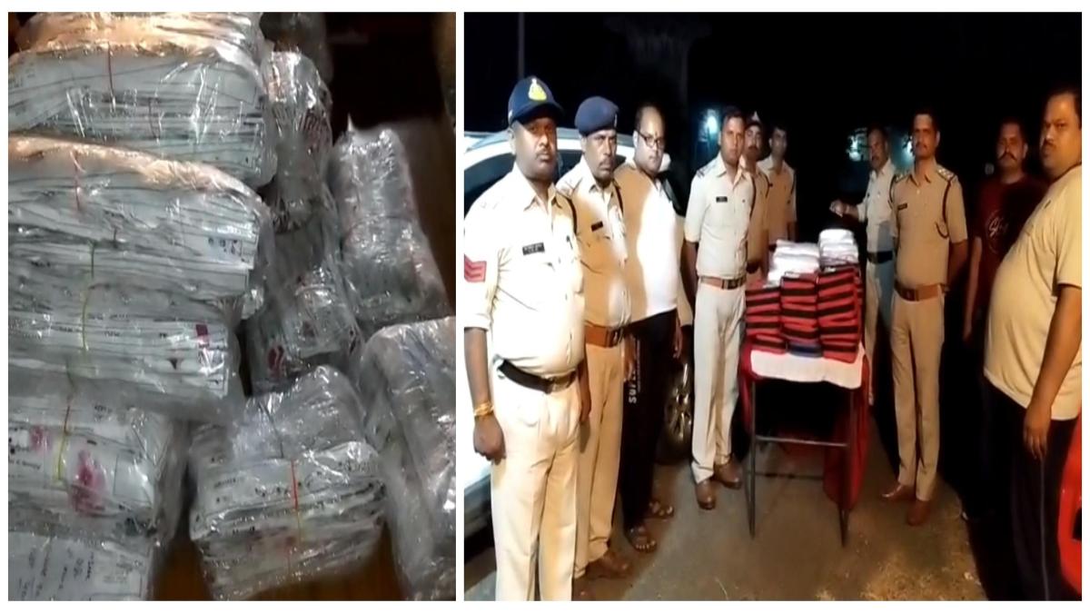पुलिस ने चेकिंग के दौरान कार से 4 क्विंटल 50 किलो चांदी किया बरामद, दो गिरफ्तार