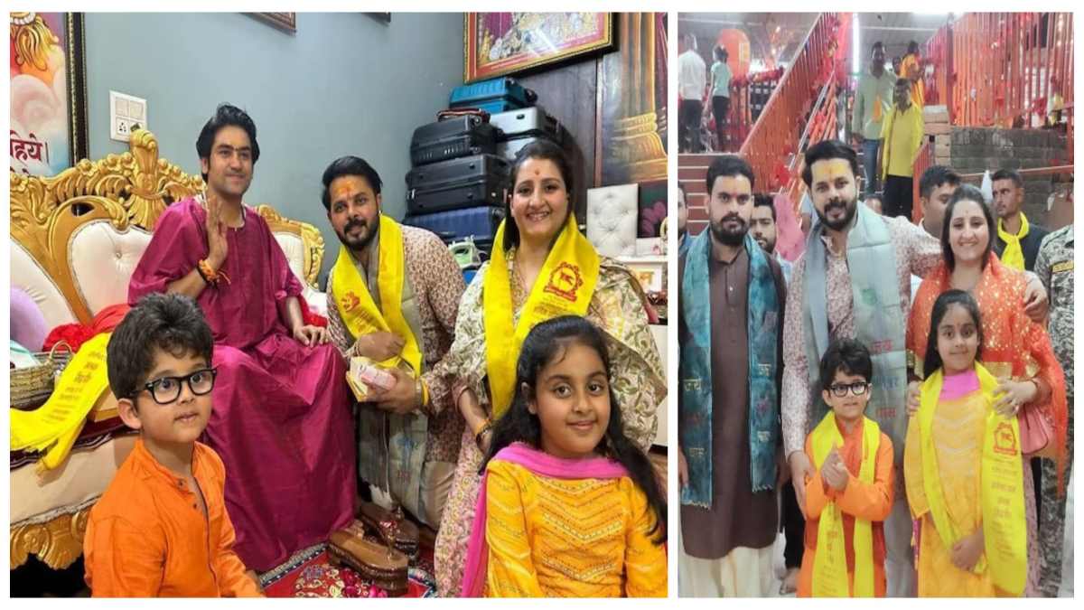 बागेश्वर धाम पहुंचे क्रिकेटर श्रीसंत: परिवार संग धीरेंद्र कृष्ण शास्त्री से लिया आशीर्वाद, क्या फिर होगी टीम में वापसी ?