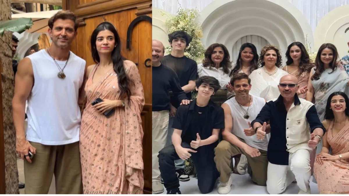 ऋतिक रोशन की मां के बर्थडे पार्टी में साड़ी पहन कर पहुंचीं सबा आजाद, सोशल मीडिया पर छाई फोटो