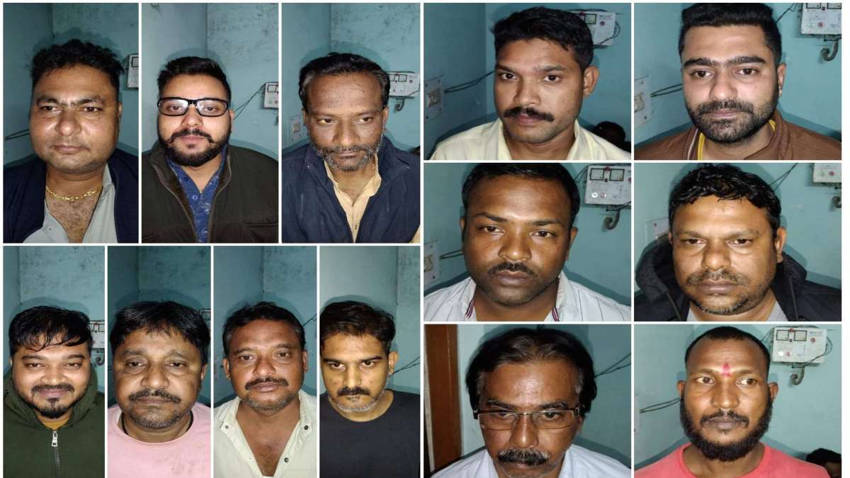 CG NEWS : शहर में सजा था जुए का फड़, 13 जुआरी गिरफ्तार, 63 हजार रुपए जब्त
