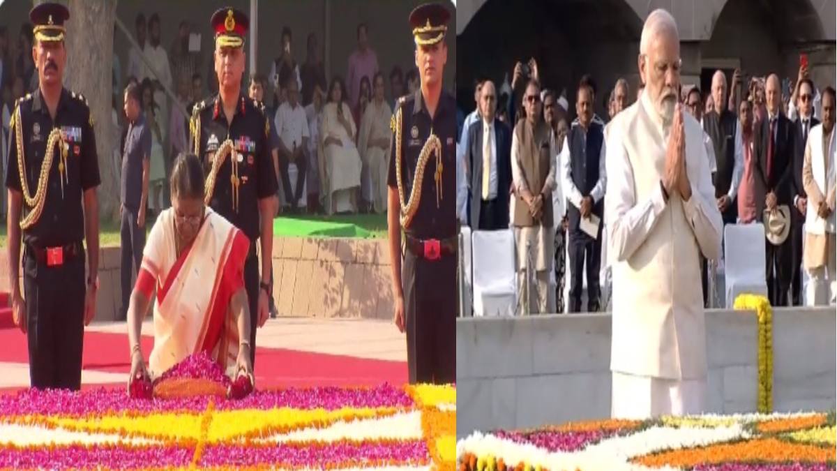 राष्ट्रपति, प्रधानमंत्री समेत मंत्रियों ने महात्मा गांधी और लाल बहादुर शास्त्री को दी श्रद्धांजलि