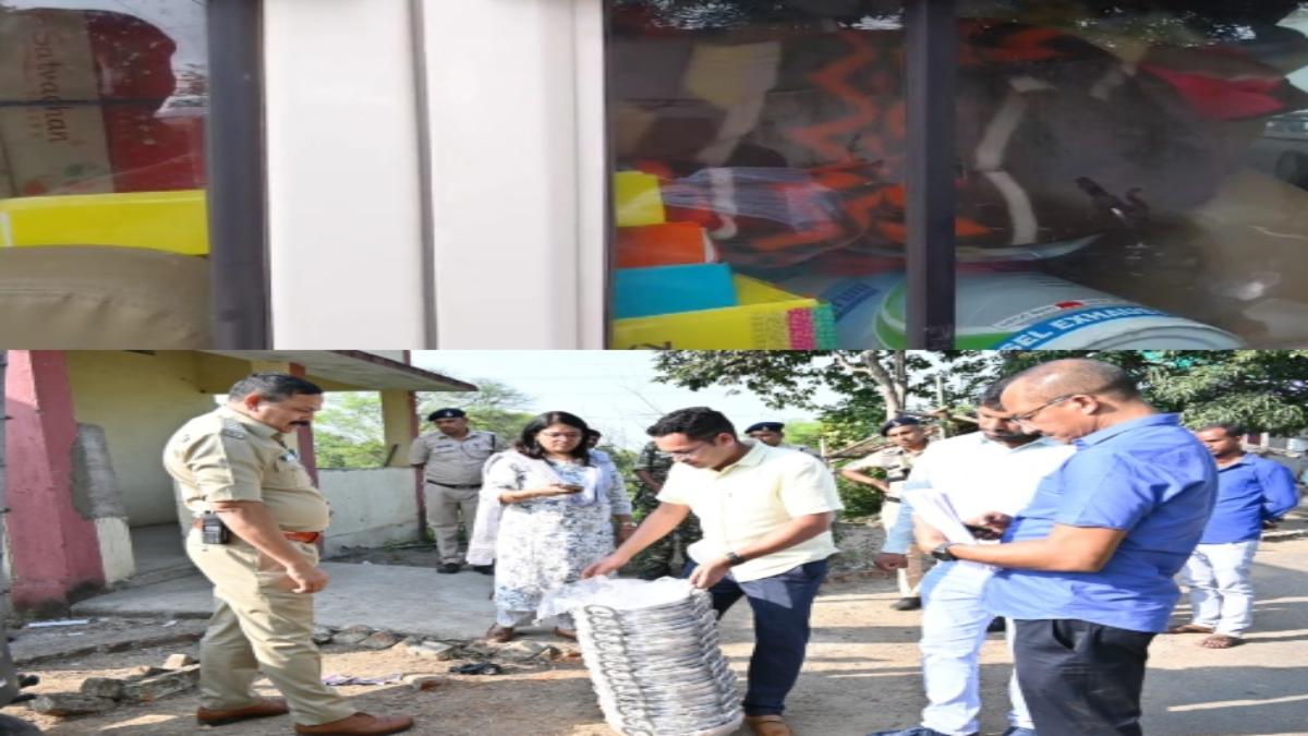 CG NEWS : कलेक्टर और एसपी ने सीमा क्षेत्रों में की चेकिंग, बर्तनों और कपड़ों से भरी गाड़ियों को किया जब्त