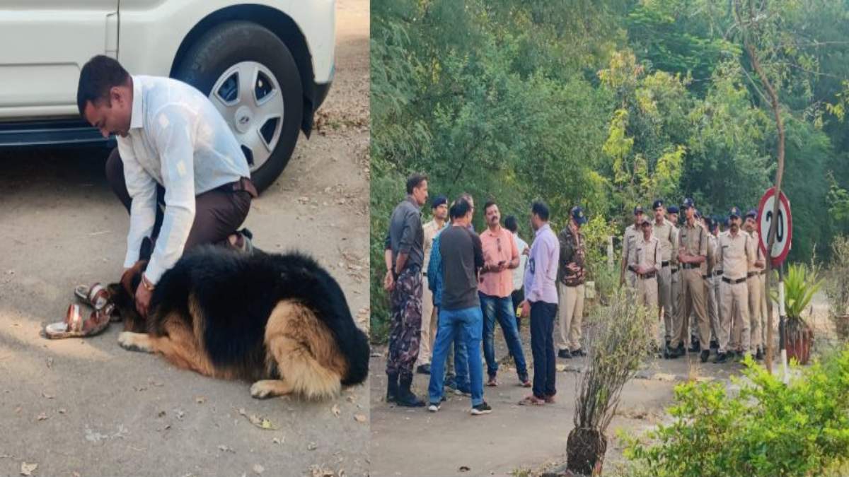 इंदौर की बंद फार्मा कंपनी में डकैतीः गार्ड के जागने पर बदमाशों ने की फायरिंग, चप्पल छोड़ भागा एक बदमाश, डॉग स्कवॉड के साथ मौके पर पहुंची पुलिस, जांच जारी