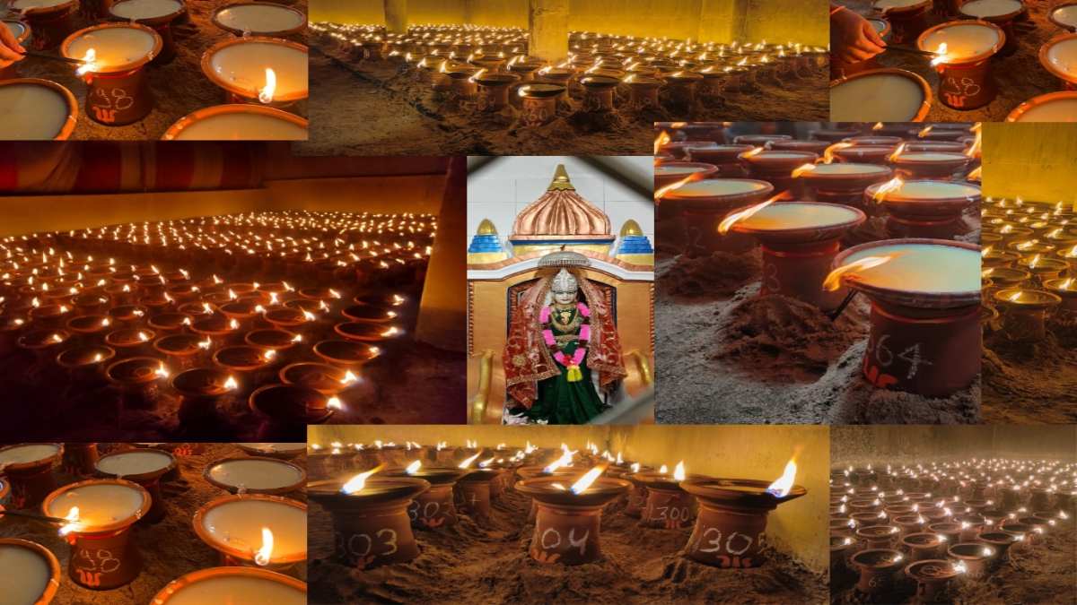 शारदीय नवरात्रि : मौली माता मंदिर में हजारों की संख्या में जगमगाए आस्था दे दीप, यहां बस्तर की मां मावली के रूप में होती है माता की पूजा