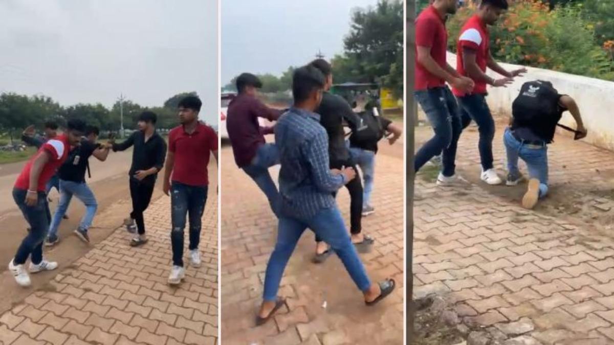 कलिंगा यूनिवर्सिटी में छात्रों के बीच जमकर मारपीट, आरोपियों ने एक युवक को बेदम पीटा, VIDEO वायरल …