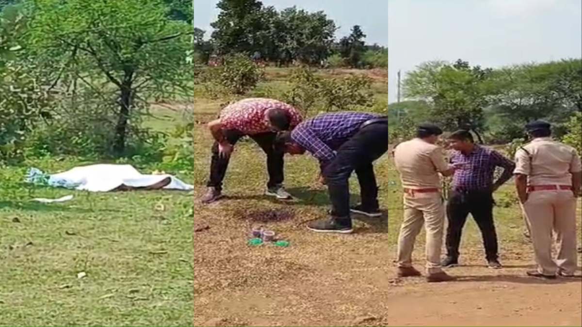 BREAKING : शराब दूकान के पास मिली लाश, मौके पर पहुंची पुलिस और फॉरेंसिक टीम