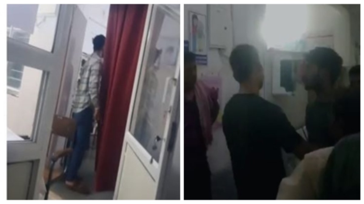 अस्पताल में डॉक्टर और नर्स के बीच होता रहा विवाद: इधर उपचार के लिए मरीज लगाते रहे गुहार, VIDEO वायरल 