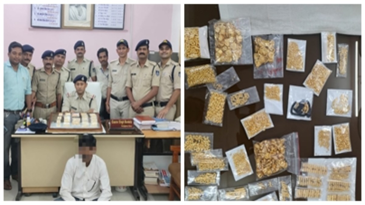पुलिस की बड़ी कार्रवाई: चेक पोस्ट पर 38 लाख सोने के आभूषणों को किया जब्त, पूछताछ में युवक नहीं दे पाया सही जानकारी, गिरफ्तार