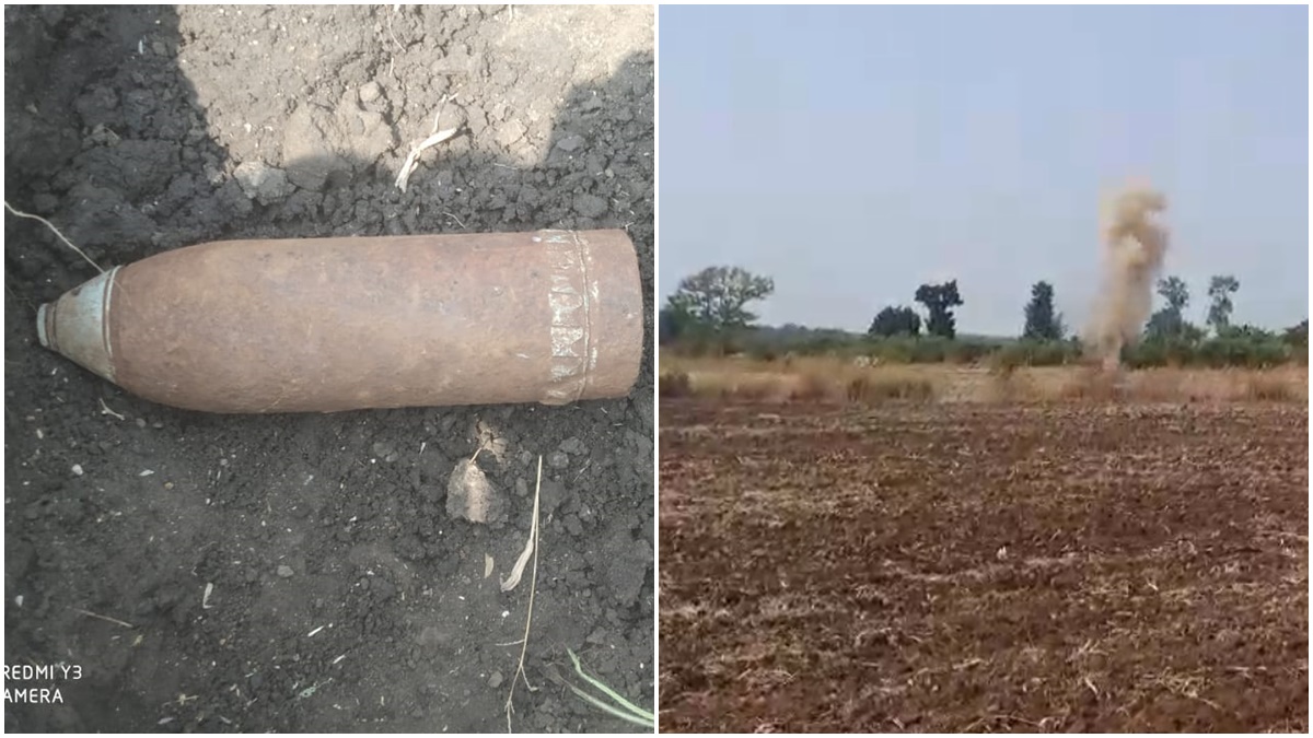 MP NEWS: किसान के खेत में बम मिलने से मचा हड़कंप, विस्फोट होते ही सहम उठे लोग, देखें Video 