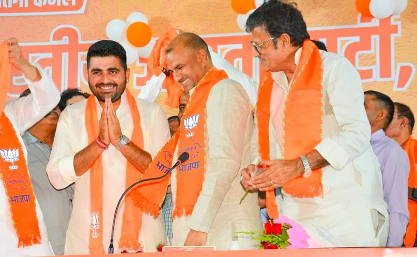Rajasthan Election: छात्रसंघ चुनाव में इतिहास रचने वाले रविंद्र सिंह ने थामा BJP का दामन