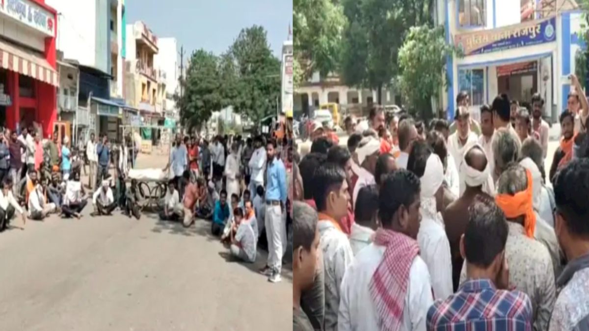 बड़वानी में किसान की हत्या, आक्रोशित परिजनों ने थाने के सामने शव रखकर किया चक्काजाम