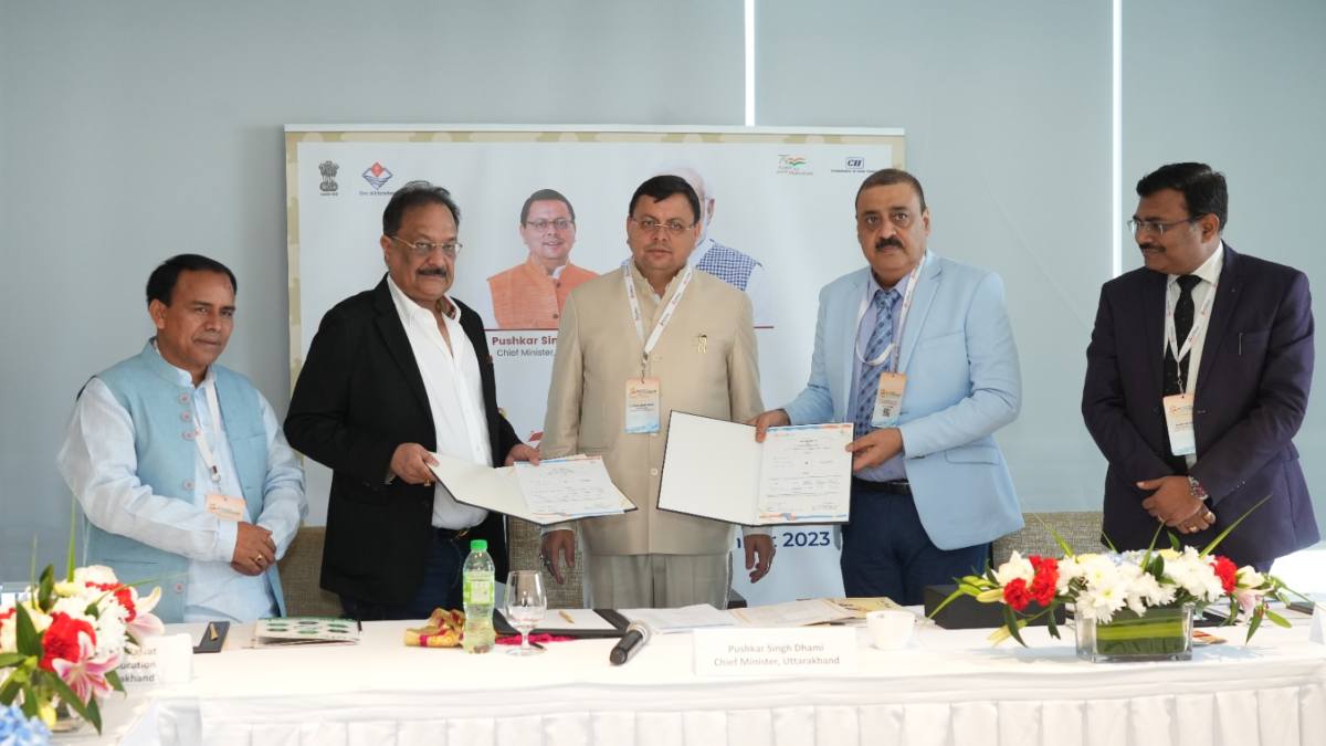 उत्तराखंड सरकार और उद्योग समूहों के बीच 5450 करोड़ का एमओयू, पर्यटन, शिक्षा, इन्फ्रा और रियल एस्टेट के क्षेत्र में होगा काम