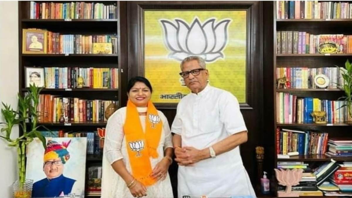कांग्रेस सभापति ने थामा भाजपा का दामन, बीजेपी प्रदेश प्रभारी ओम माथुर ने कराया प्रवेश