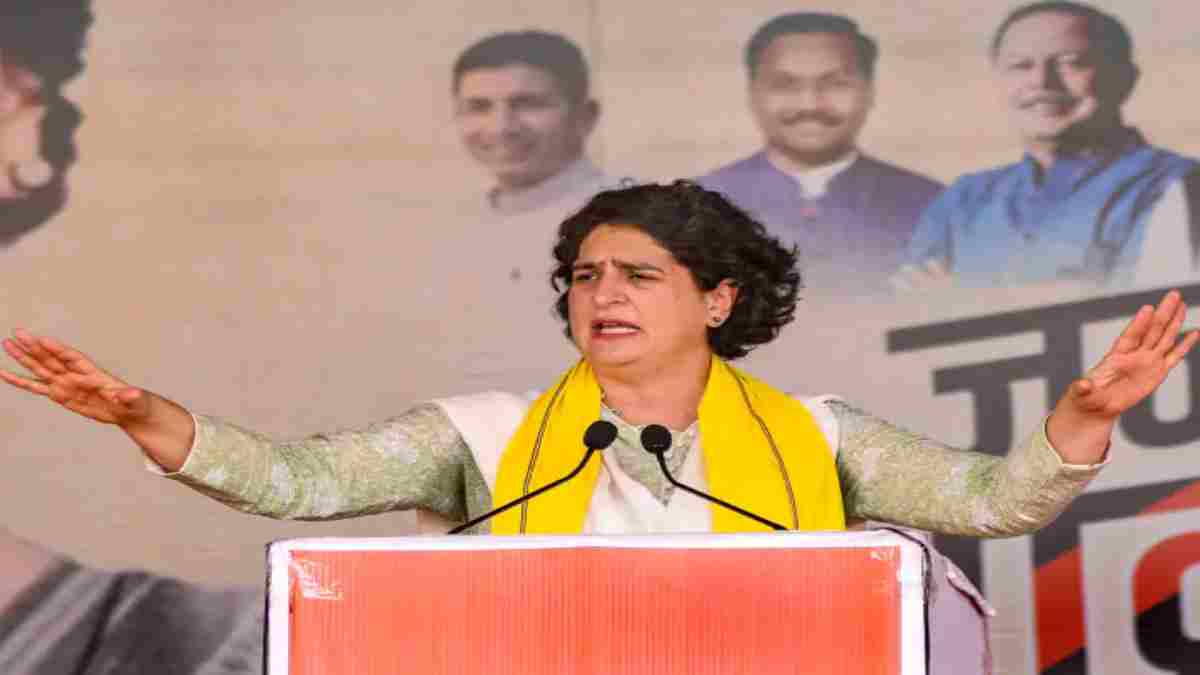 Rajasthan Elections 2023 : मोदी सरकार पर भड़की प्रियंका गांधी, कहा – भाजपा की सारी घोषणाएं खोखली