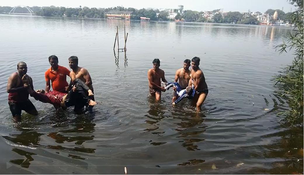 रिश्तों का कत्ल: चाचा ने 5 साल के मासूम भतीजे को फेंका तालाब में, फिर खुद भी कूद कर दे दी अपनी जान