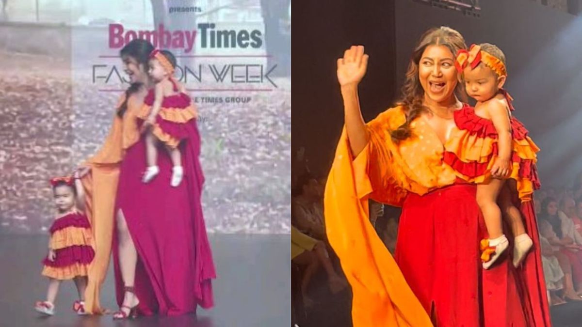 Debina Bonnerjee ने अपनी नन्हीं पारियों के साथ किया रैंप वॉक, फैंस का लूट लिया दिल …