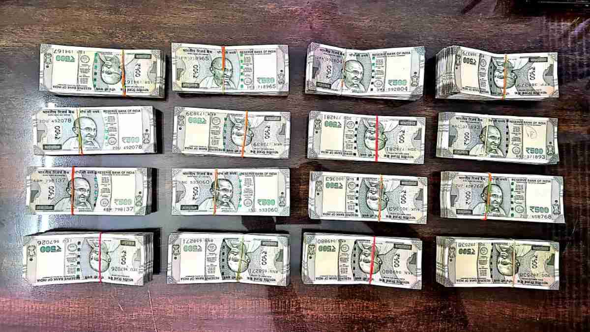 फिर लाखों की गड्डी जब्त, पुलिस को चेकिंग के दौरान मिले 8 लाख रुपए, पूछताछ जारी