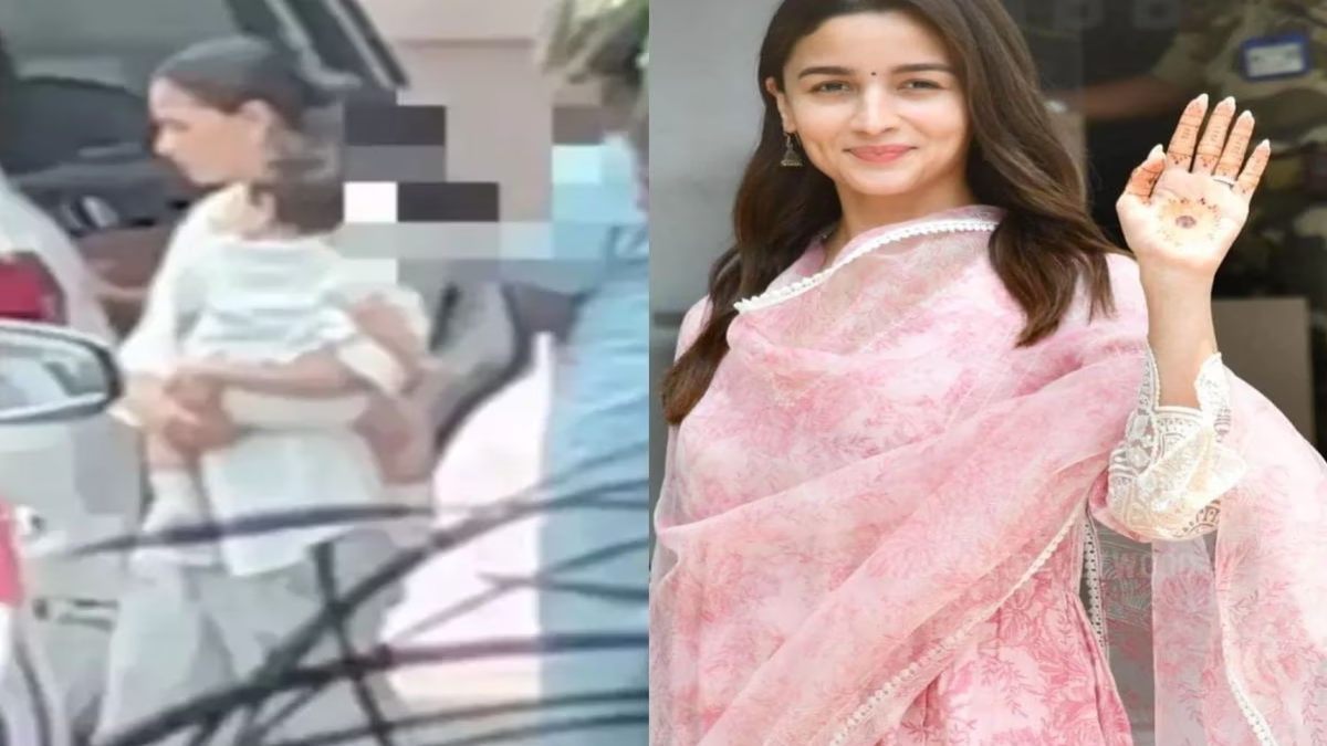 मम्मी Alia Bhatt के साथ नजर आईं Raha Kapoor, वाइट फ्रॉक बंधी थी दो पोनी …