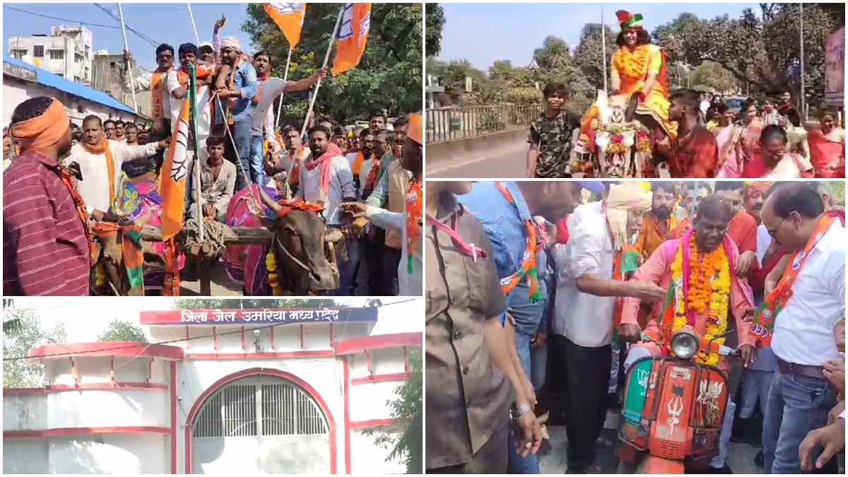 नेताओं के अजब गजब ढंग: कहीं घोड़े तो कहीं बैलगाड़ी पर सवार होकर पहुंचे उम्मीदवार, इधर बंदी ने जेल से भरा नामांकन, कार्यकर्ता ने मंत्री को भेंट की पार्टी रंग की स्कूटी