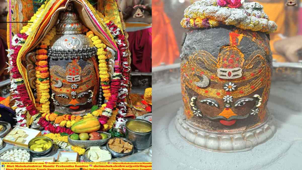 19 अक्टूबर महाकाल आरती: भगवान महाकाल के मस्तक पर चंद्र और त्रिपुण्ड अर्पित कर श्रृंगार, यहां कीजिए दर्शन