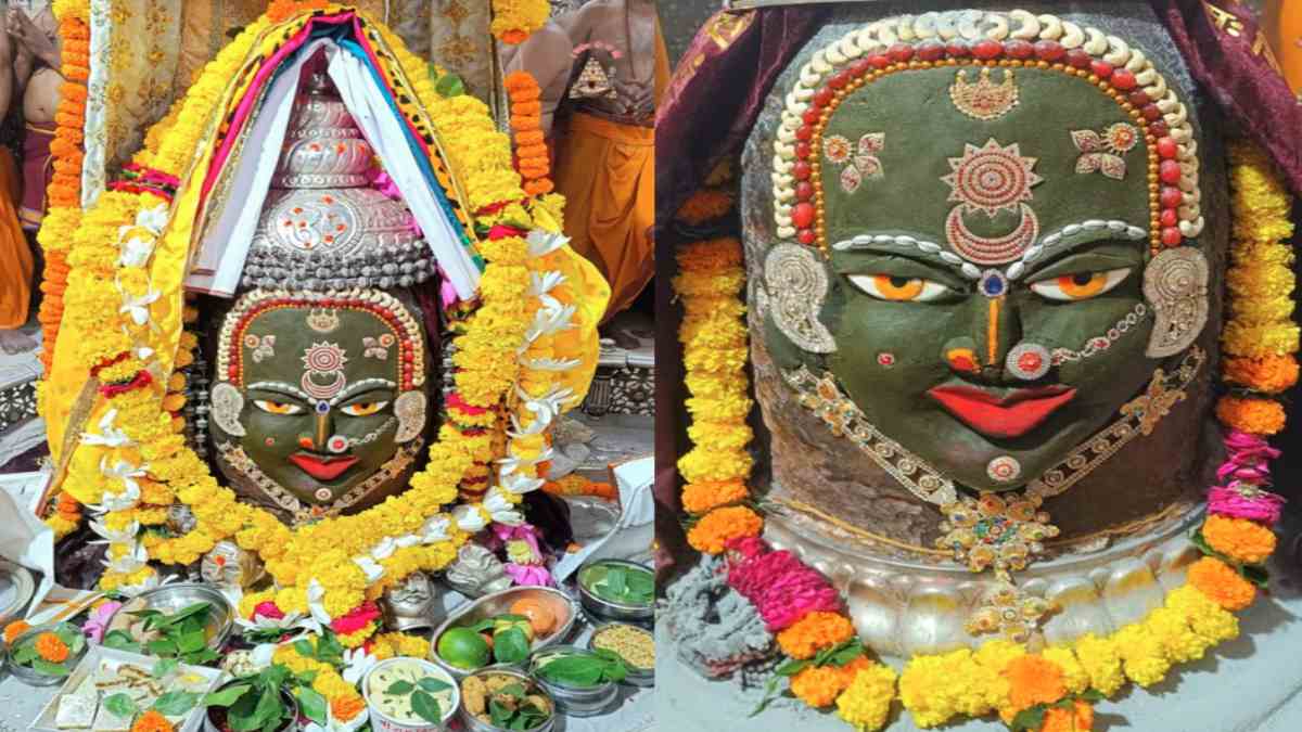 15 अक्टूबर महाकाल आरती: शारदीय नवरात्रि के पहले दिन भगवान महाकाल का विशेष श्रृंगार, यहां कीजिए दर्शन
