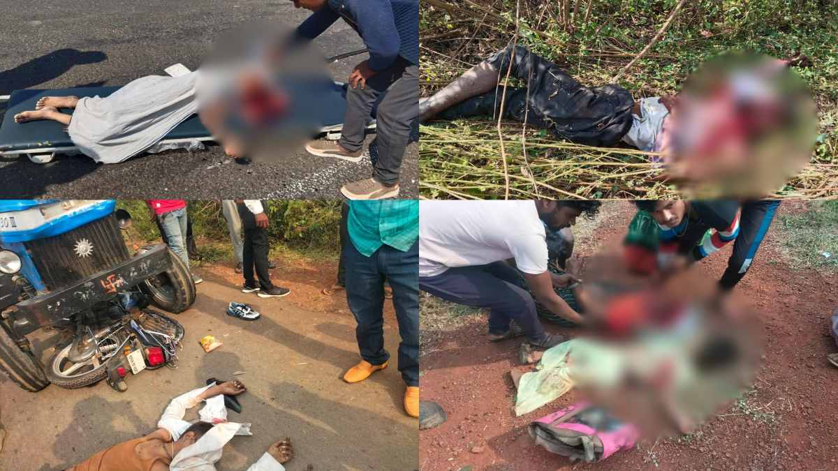 मातम में बदली खुशियां: सड़क हादसे में पिता समेत 2 मासूमों की दर्दनाक मौत, जन्मदिन मनाकर लौट रहा था परिवार, दो अन्य की भी गई जान