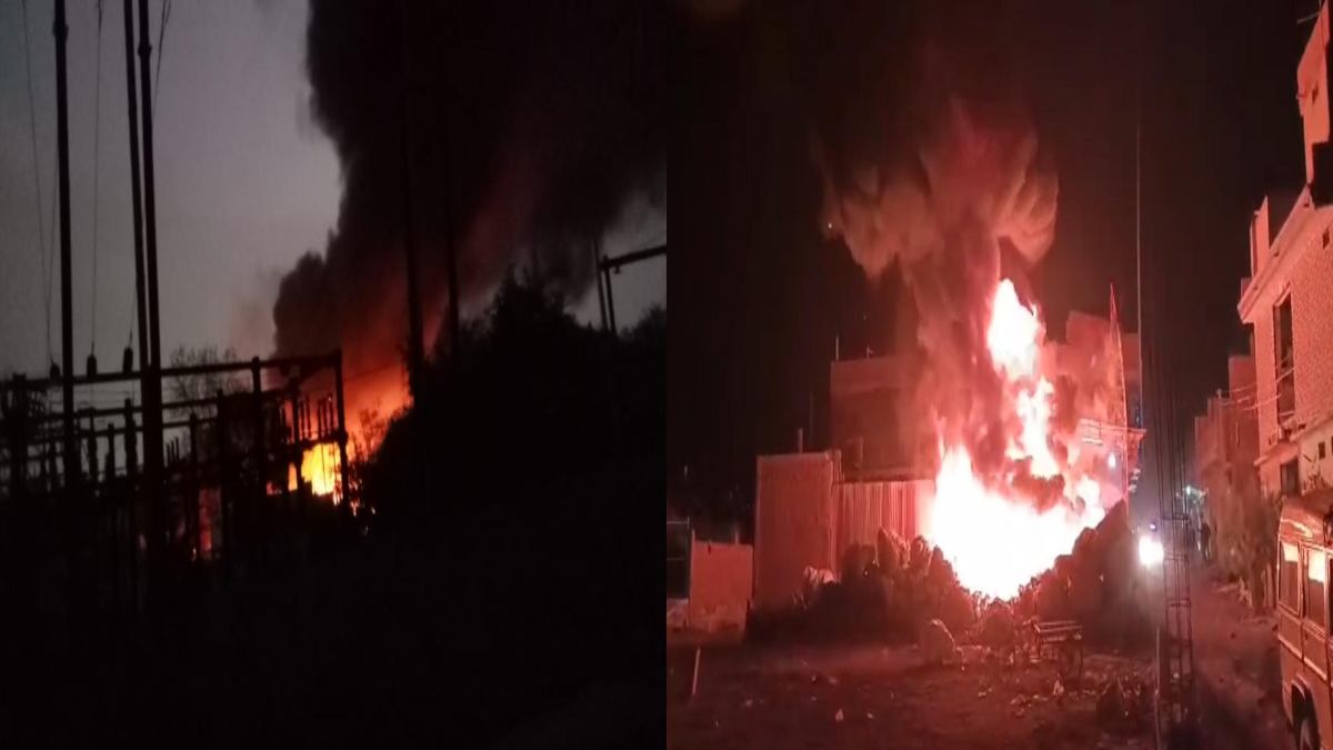 MP Fire News: रतलाम में बिजली कंपनी के डिपो में आग लगने से कई ट्रांसफार्मर जलकर खाक, सतना में कबाड़ दुकान में आग लगने से मची अफरा-तफरी