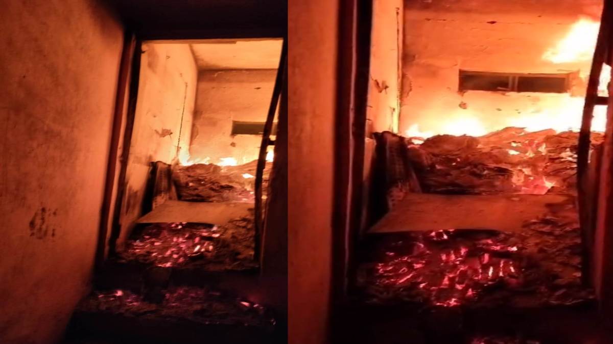 Fire News: अज्ञात कारणों से घर में लगी भीषण आग, 8 क्विंटल धान, बाइक समेत गृहस्थी का सामान जलकर खाक