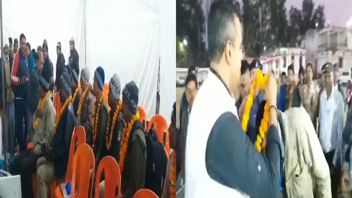 नक्सल प्रभावित क्षेत्रों से मतदान करवाकर वापस लौटा दल: कलेक्टर ने किया जोरदार स्वागत, टीका लगाकर बांटे गिफ्ट