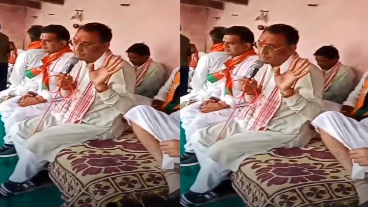 BJP प्रत्याशी का विवादित बयान: कहा- 100 करोड़ हिंदुओं के हिसाब से बाकी धर्म को चलना पड़ेगा नहीं तो…