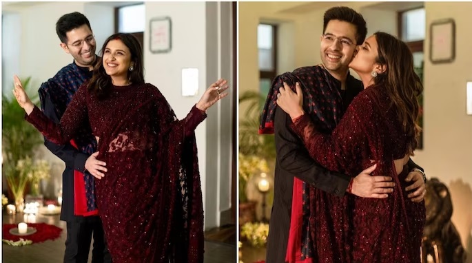 Parineeti Chopra ने शेयर की फोटो, देखें कैसे मनाई पहली दिवाली